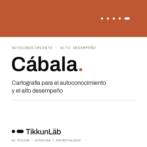 Cubierta de Cábala. Cartografía para el autoconocimiento y el alto desempeño